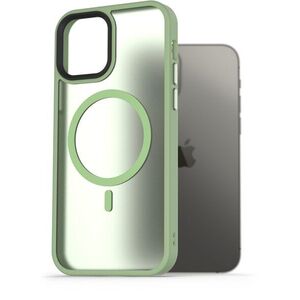 AlzaGuard Matte Case iPhone 12/12 Pro MagSafe zöld tok kép