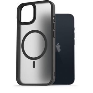 AlzaGuard Matte Case Compatible iPhone 13 MagSafe fekete tok kép