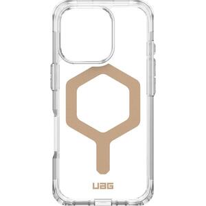 UAG Plyo Ice / Gold iPhone 16 Pro MagSafe tok kép