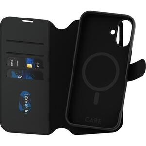 PanzerGlass CARE Apple iPhone 16 Plus MagSafe Wallet 2in1 fekete tok kép