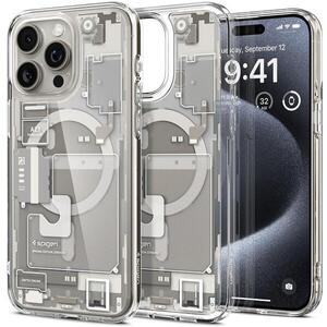 Spigen Ultra Hybrid Zero One Natural Titanium iPhone 15 Pro MagSafe tok kép