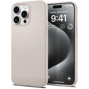 Spigen Liquid Air Natural Titanium iPhone 15 Pro tok kép
