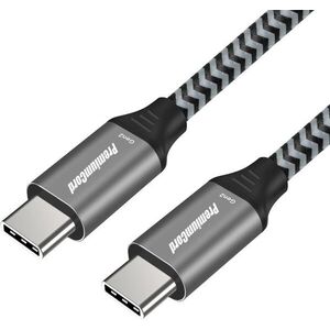 PremiumCord USB-C - USB 3.2 GEN 2, 3A, 60W, 20Gbit/s, 0, 5m kép