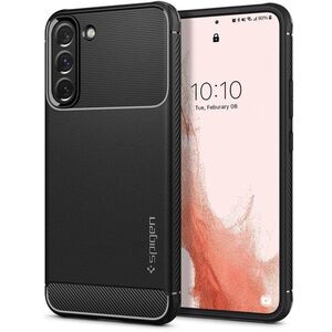Spigen Rugged Armor Samsung Galaxy S22 5G matt fekete tok kép