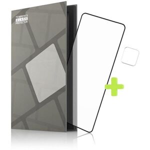 Tempered Glass Protector keretes a POCO F4 készülékhez, fekete + kameravédő kép