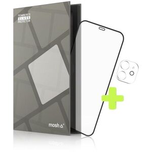 Tempered Glass Protector iPhone 12 mini üvegfólia + kamera védő fólia - keret, Case Friendly kép