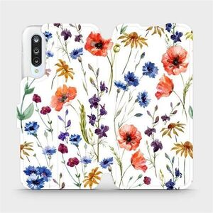 Mobiwear Xiaomi Mi 9 Lite flip tok - MP04S, mezei virágok kép