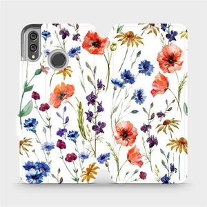 Mobiwear Honor 8X flip tok - MP04S, mezei virágok kép
