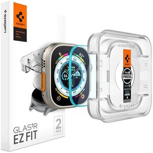 Spigen Glass EZ Fit 2 Pack Apple Watch Ultra üvegfólia - 49mm kép