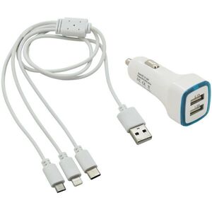 Compass USB 3in1 - micro USB, iPhone, USB C kép