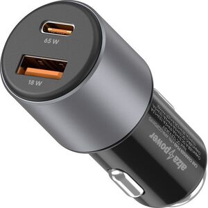 AlzaPower Car Charger P540 USB + USB-C Power Delivery szürke kép