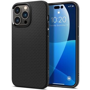 Spigen Liquid Air iPhone 14 Pro Max matt fekete tok kép