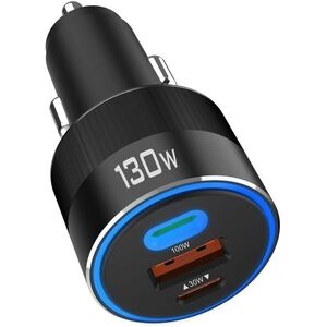 Choetech 130 W Ultra Charge Three Ports Car Charger kép