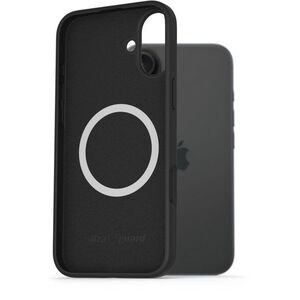 AlzaGuard iPhone 16 Plus Silicone Case Compatible with Magsafe fekete tok kép