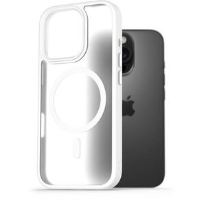 AlzaGuard Matte Case Compatible with Magsafe iPhone 16 Pro fehér tok kép