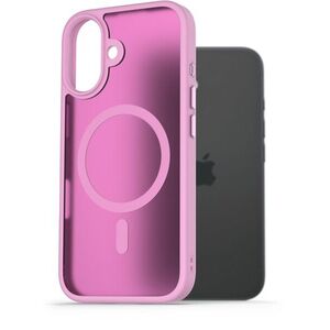 AlzaGuard Matte Case Compatible with Magsafe iPhone 16 rózsaszín tok kép