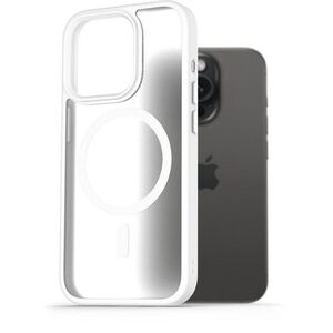AlzaGuard Matte Case Compatible with Magsafe iPhone 15 Pro fehér tok kép