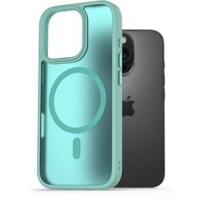 AlzaGuard Matte Case iPhone 16 Pro Magsafe kékeszöld tok kép