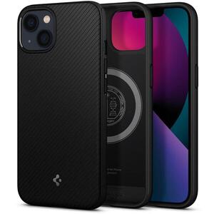 Spigen Mag Armor Matte Black iPhone 13 mini MagSafe tok kép