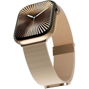 Epico Milanese+ Apple Watch SE/Series 1-9 (42/44/45 mm)/10-11(46 mm)/Ultra (49 mm) órákhoz - arany szín kép