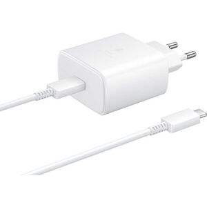Samsung 45W úti töltőfej + USB-C/USB-C adatkábel White (Bulk) kép