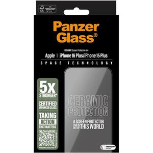 PanzerGlass Ceramic Apple iPhone 16 Plus/15 Plus felhelyező kerettel kép