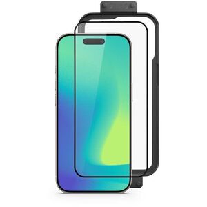 Spello Shield iPhone 16 Pro 3D üvegfólia + telepítő keret kép