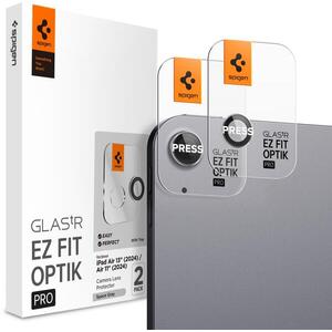 Spigen Glass tR EZ Fit Optik Pro 2 Pack Space Gray iPad Air 11"/13" 2024/2025 kép