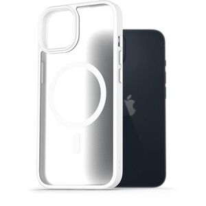 AlzaGuard Matte Case Compatible with Magsafe iPhone 14 fehér tok kép