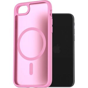 AlzaGuard Matte Case Compatible with Magsafe iPhone 7 / 8 / SE 2020 / SE 2022 levendula-rózsaszín tok kép