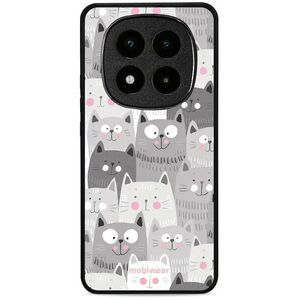 Mobiwear Glossy Poco X7 fényes tok - macskák kép