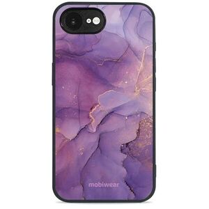 Mobiwear Glossy Apple iPhone 16e / 17e fényes tok - lila márvány kép
