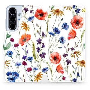 Mobiwear Samsung Galaxy A56 flip tok - mezei virágok kép