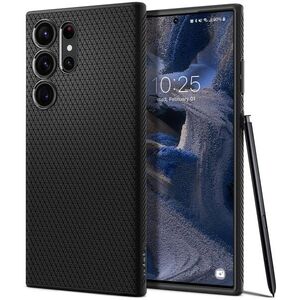 Spigen Liquid Air Black Samsung Galaxy S23 Ultra tok kép