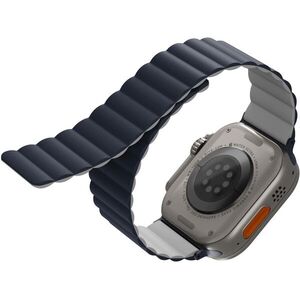 UNIQ Revix Reversible Magnetic Apple Watch 42/44/45/Ultra 49mm - kék/szürke kép
