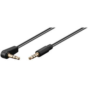 PremiumCord jack M 3.5 to jack M 3.5 hajlított csatlakozó, 1m kép
