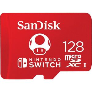 SANDISK MicroSDXC 128GB Nintendo Switch A1 UHS-I (V30) U3 kép