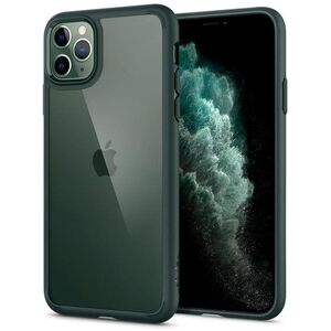 Spigen Ultra Hibrid Midnight Green iPhone 11 Pro zöld tok kép