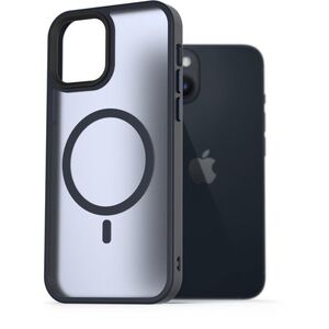 AlzaGuard Matte Case iPhone 14 MagSafe sötétkék tok kép