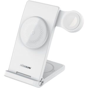 Nillkin PowerTrio 3 az 1-ben MagSafe vezeték nélküli töltő Apple Watch-hoz White (MFI) kép