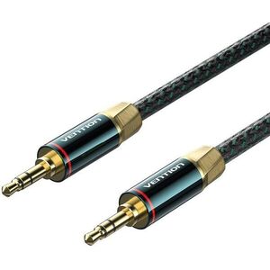Vention Cotton Braided 3.5mm Male to Male Audio Cable 10m Green Copper Type kép