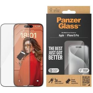 PanzerGlass Apple iPhone 15 Pro üvegfólia + felhelyező keret kép