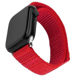 FIXED Nylon Sporty Strap Apple Watch 42/44/45mm - piros kép