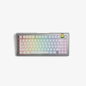 GLORIOUS GMMK 3 PRO HE 75% Prebuilt Wireless Silver - US kép