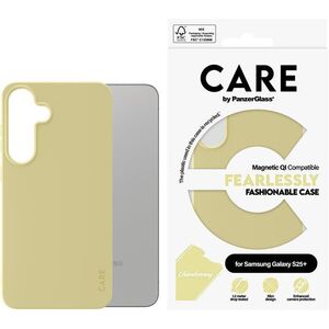 PanzerGlass CARE Fearlessly Samsung Galaxy S25+ zöld-sárga (Chardonnay) Qi tok kép