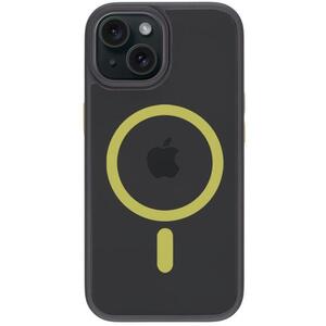 Tactical MagForce Hyperstealth 2.0 iPhone 15 Black/Yellow tok kép