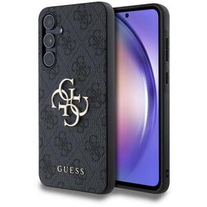 Guess 4G Metal Logo Samsung Galaxy A55 5G szürke PU tok kép