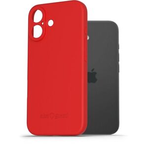 AlzaGuard Matte TPU Case iPhone 16 piros tok kép