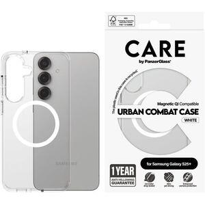 PanzerGlass CARE Samsung Galaxy S25+ Urban Combat QI átlátszó/fehér tok kép