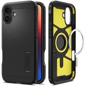 Spigen Tough Armor MagSafe Black iPhone 16 Plus tok kép